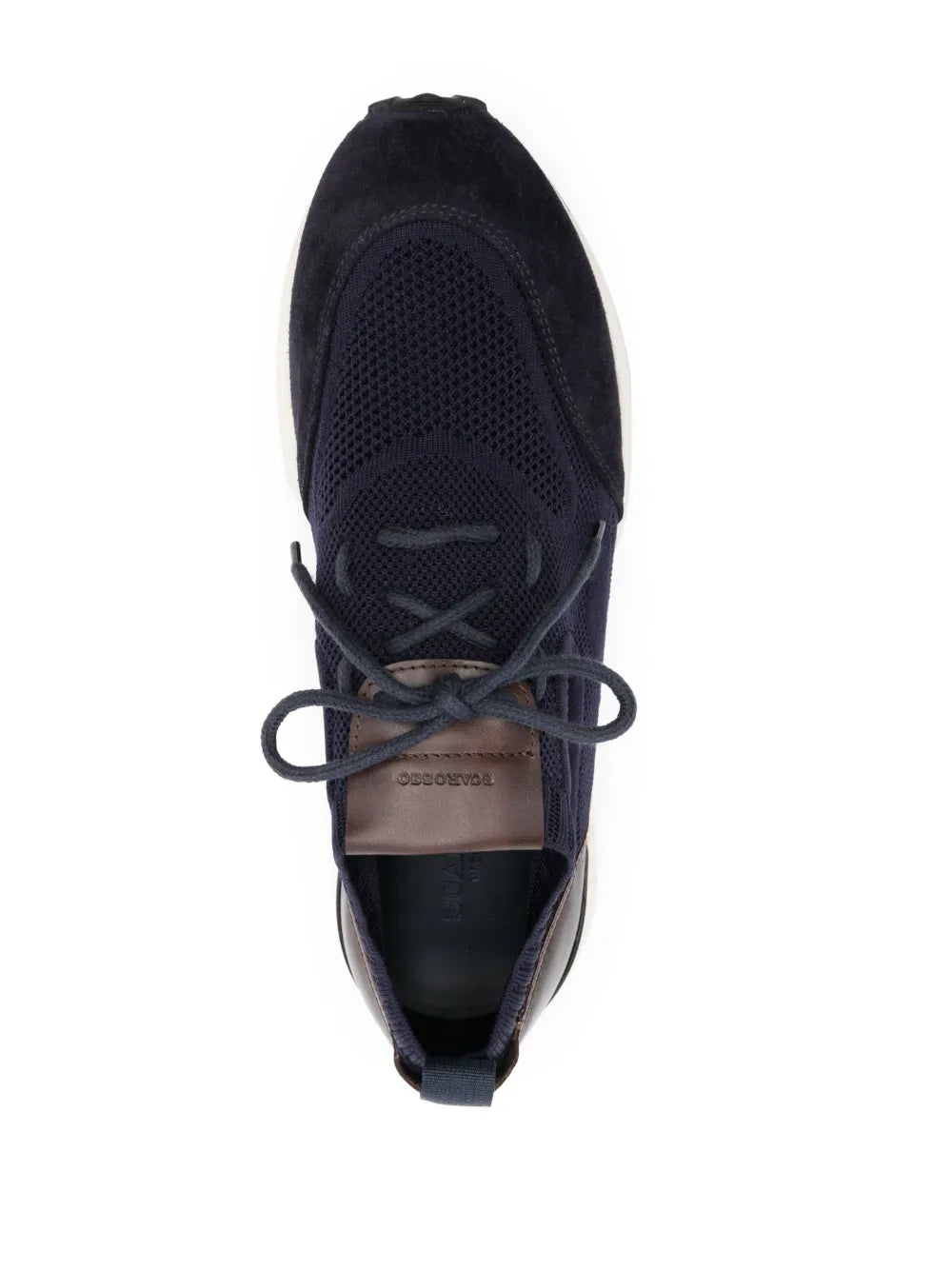 Scarosso Knitted-Upper Suede Sneakers