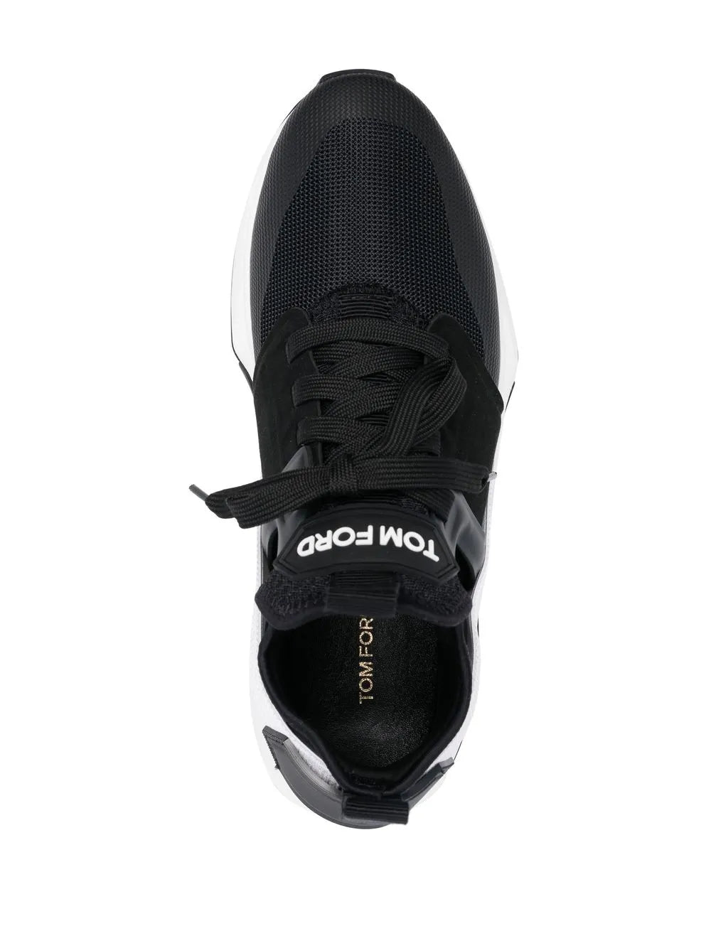 Tom Ford Panelled Logo-Patch Sneakers