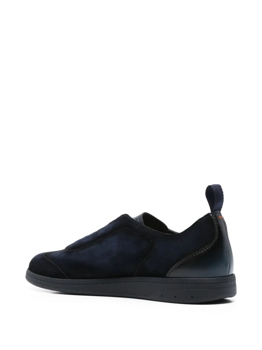 Santoni Suede Slip-On Sneakers