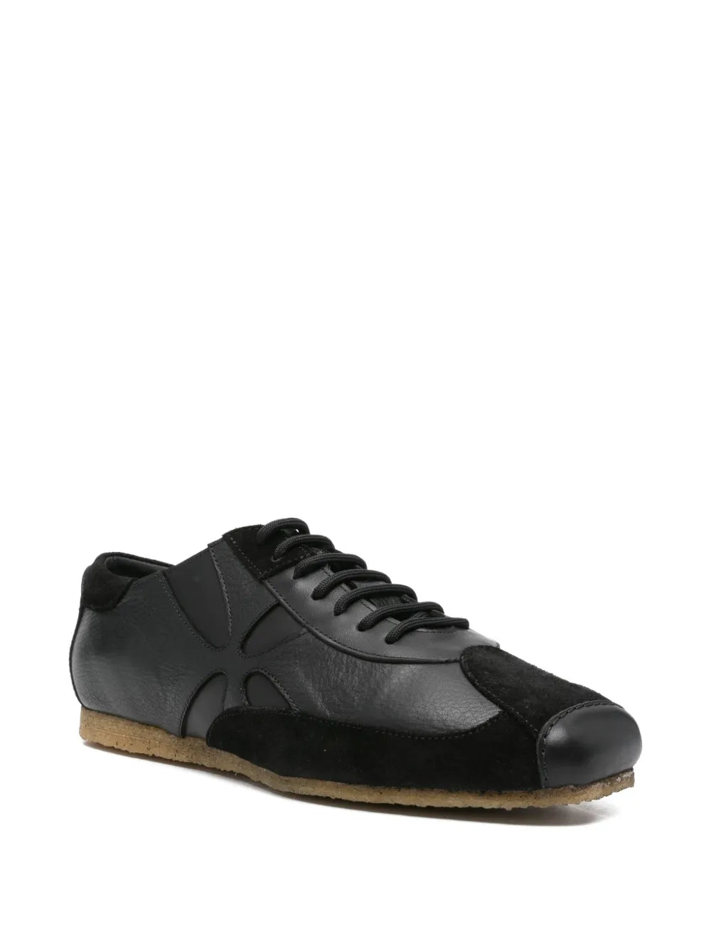 Stefan Cooke Leather Lace-Up Trainers