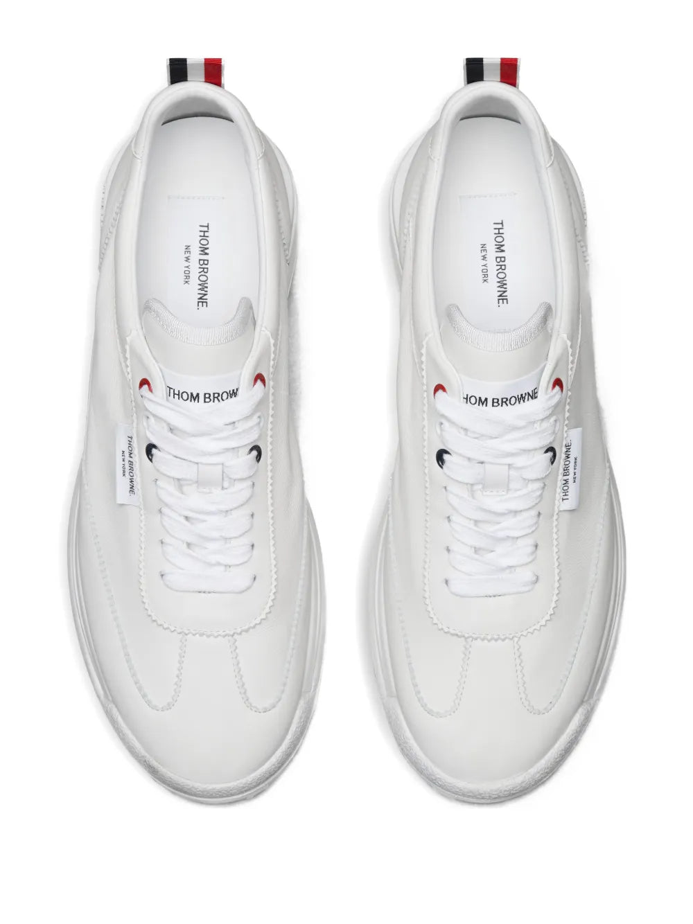 Thom Browne Lace-Up Leather Sneakers
