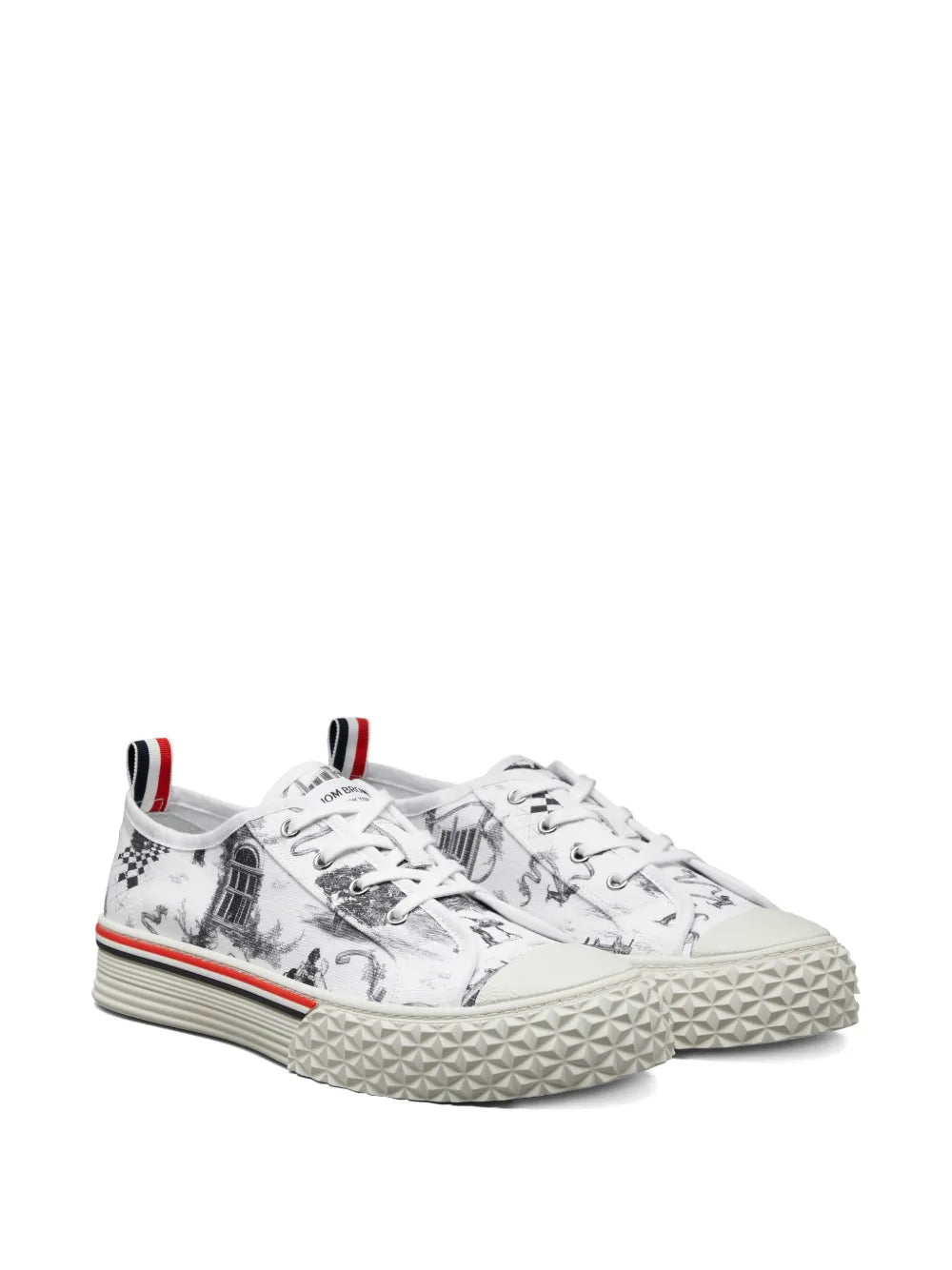 Thom Browne Toile Low Top Sneakers