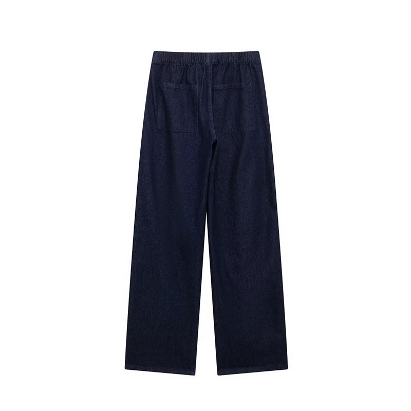Foreign Trade Order Spring New Suit Patchwork Stripes Coat Wide Leg Pants Design Sense Niche Temperament 6929075
