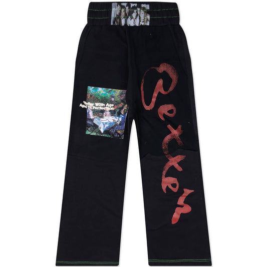 Black Remoir Reconstructed Sweatpant - Black