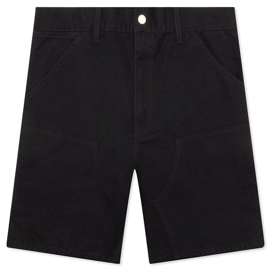 Double Knee Short - Black Rinsed