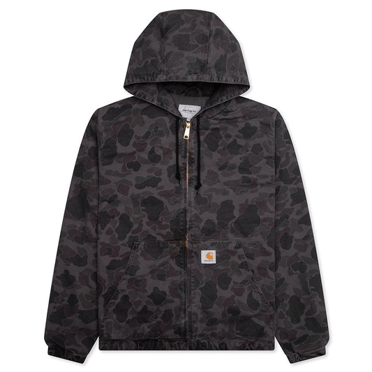 Duck Active Jacket Garment Dyed - Camo Duck Green/Graphite