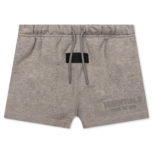 Essentials Kid's Sweatshort - Heather Grey