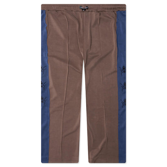 Flies Scuba Track Pant - Brown/Blue