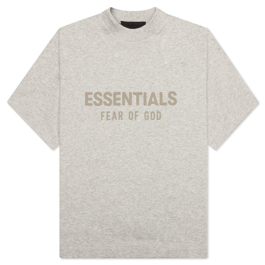 Kid's Crewneck T-Shirt - Light Heather Grey