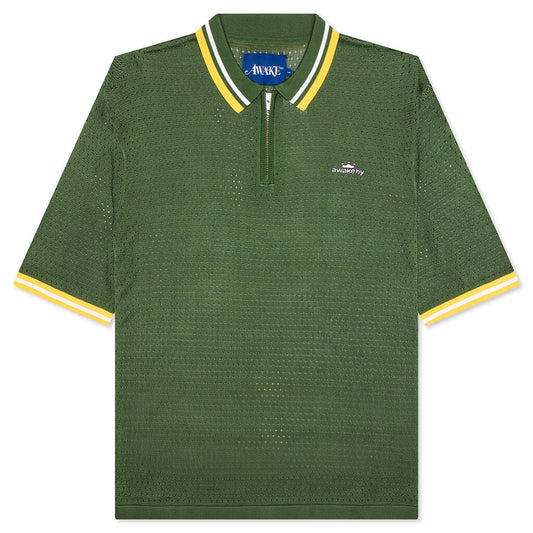 Mesh Polo - Green