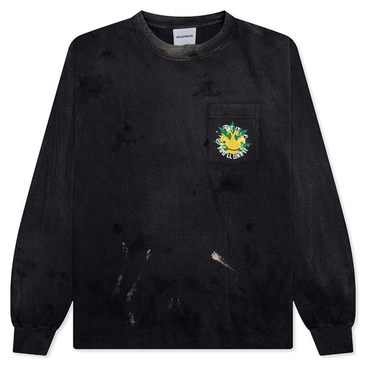 L/S Pocket T-Shirt Snake - Black