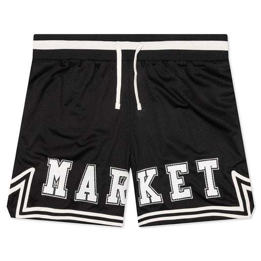 Market International Game Shorts - Black