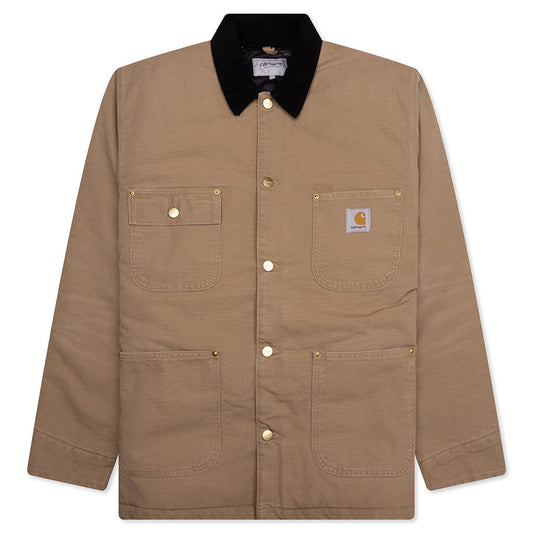 OG Chore Coat Aged Canvas - Peanut/Black