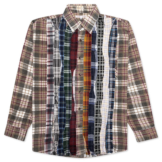 Ribbon Flannel Shirt - Assorted