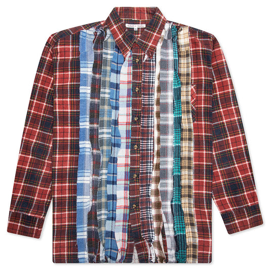 Ribbon Flannel Shirt - Assorted