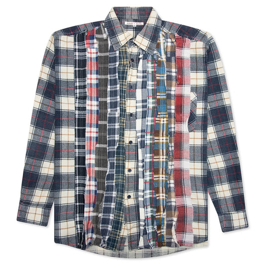Ribbon Flannel Shirt - Assorted