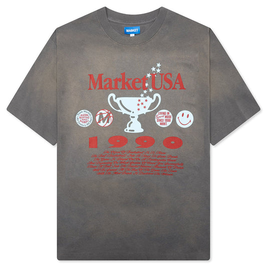 Smiley 1990 T-Shirt - Cement