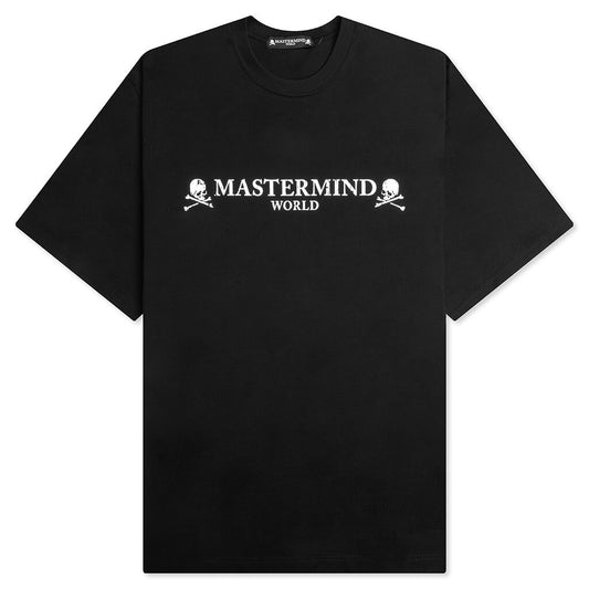 Logo Knit T-Shirt - Black